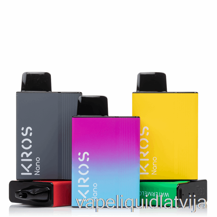 Kros Nano 5000 Vienreizējās Lietošanas Blue Razz Granātābolu Vape šķidrums